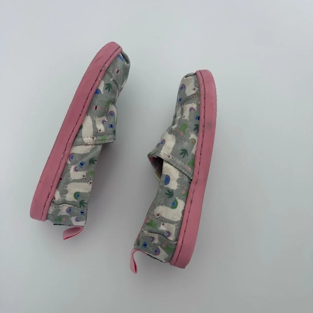Toms Girls Alpargata Espadrilles Grey